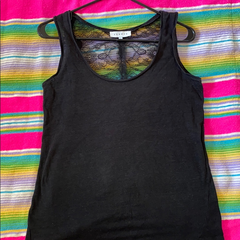 Sandro | Tank top with gorgeous back!